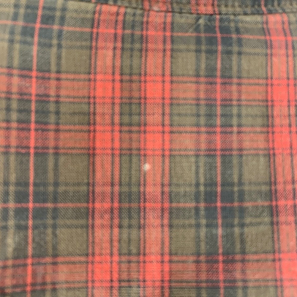 Cinch Western Shirt Mens XL Meas. Red Plaid Long Sleeve Button Down Cotton Tag L - Picture 11 of 16